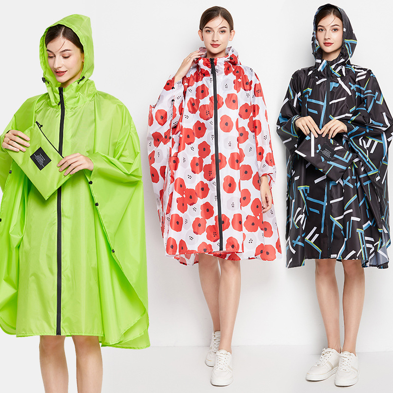 Colorful Plus Size Floral Rain – Emergency Poncho Rain Bewertung und Preis