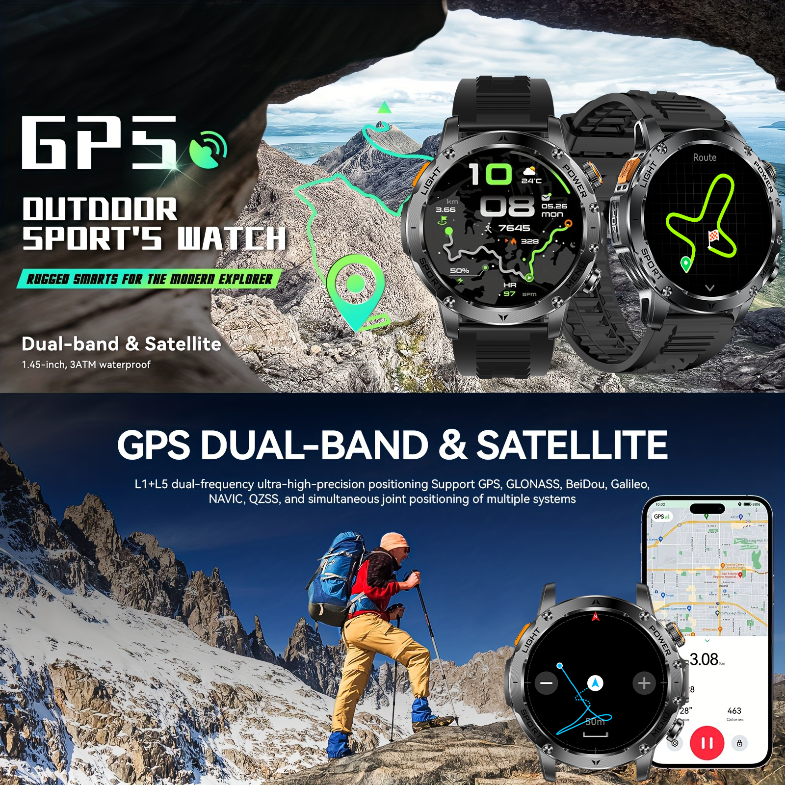 2025 New GPS Outdoor Sports Sm – Compass Lensatic Bewertung und Preis