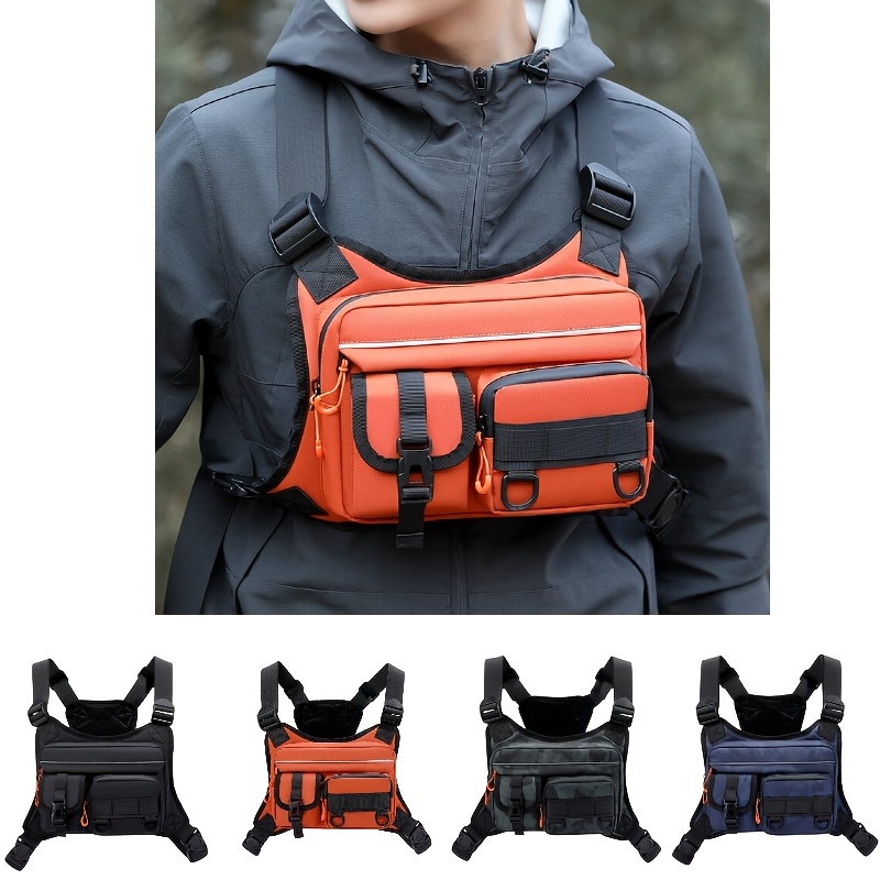 Men's Tactical Chest Bag, Runn – Fishing Kit Compact Bewertung und Preis