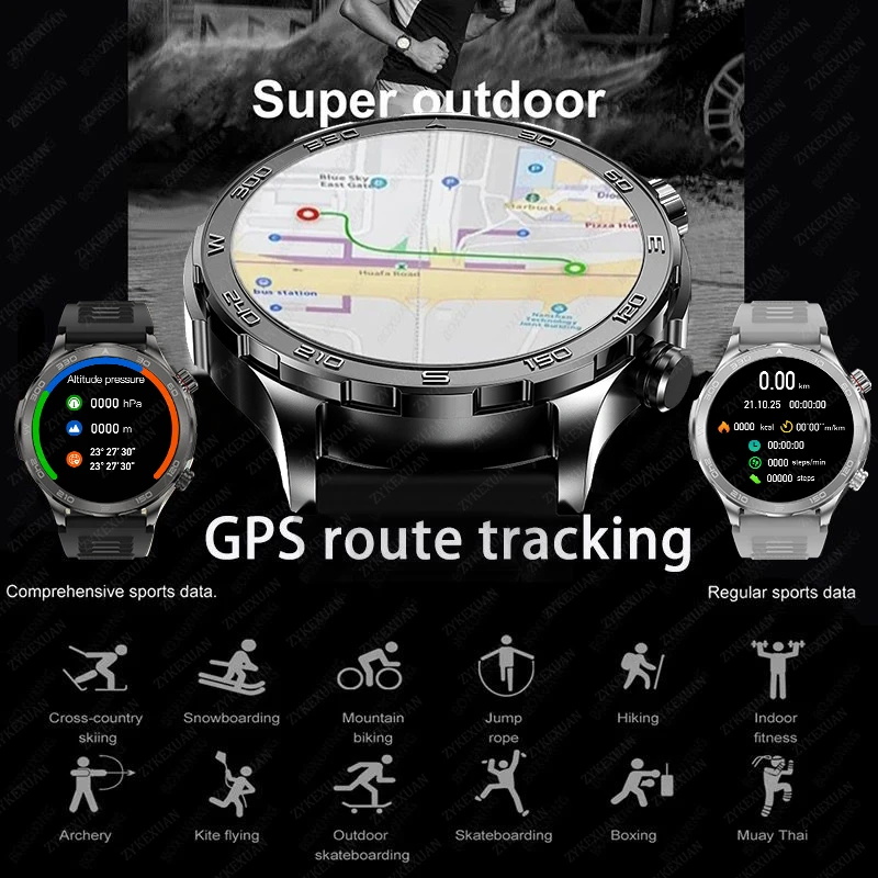 New GPS Track Smart Watch Men  – Compass Lensatic Bewertung und Preis