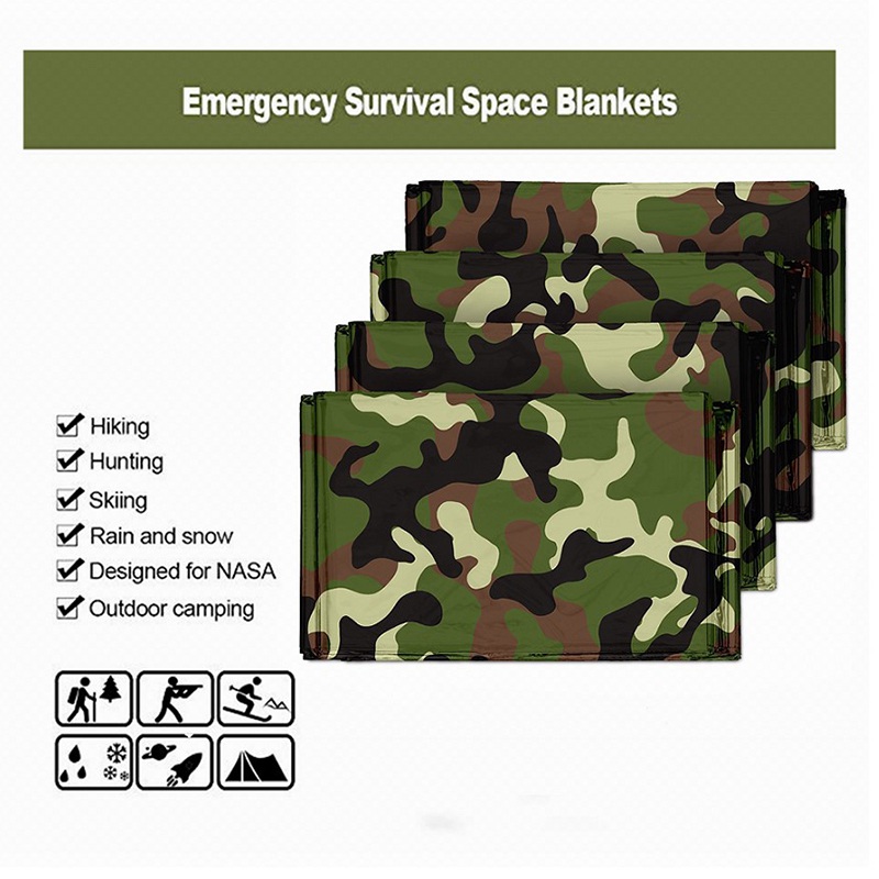 1pcs Emergency Thermal Blanket – Emergency Poncho Rain Bewertung und Preis