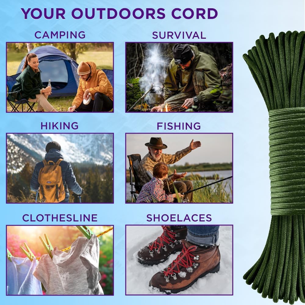Reflective Paracord Rope 1000f – Para Cord 1000Ft Bewertung und Preis