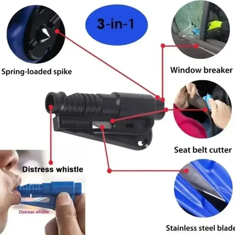 1pc Mini Safety Hammer Keychai – Rescue Rope Throw Bewertung und Preis