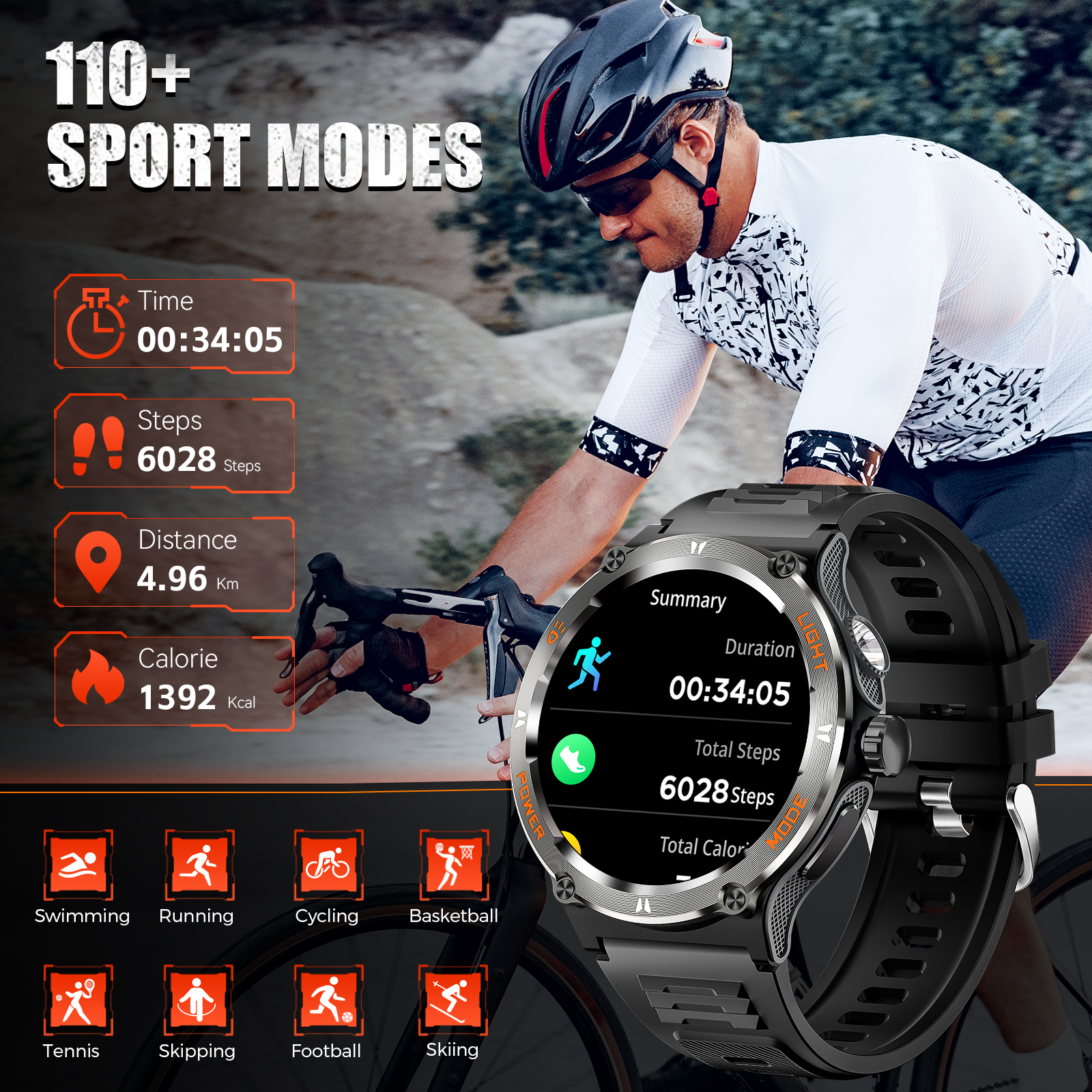 EIGIIS Smart Watch 3ATM Waterp – Compass Lensatic Bewertung und Preis