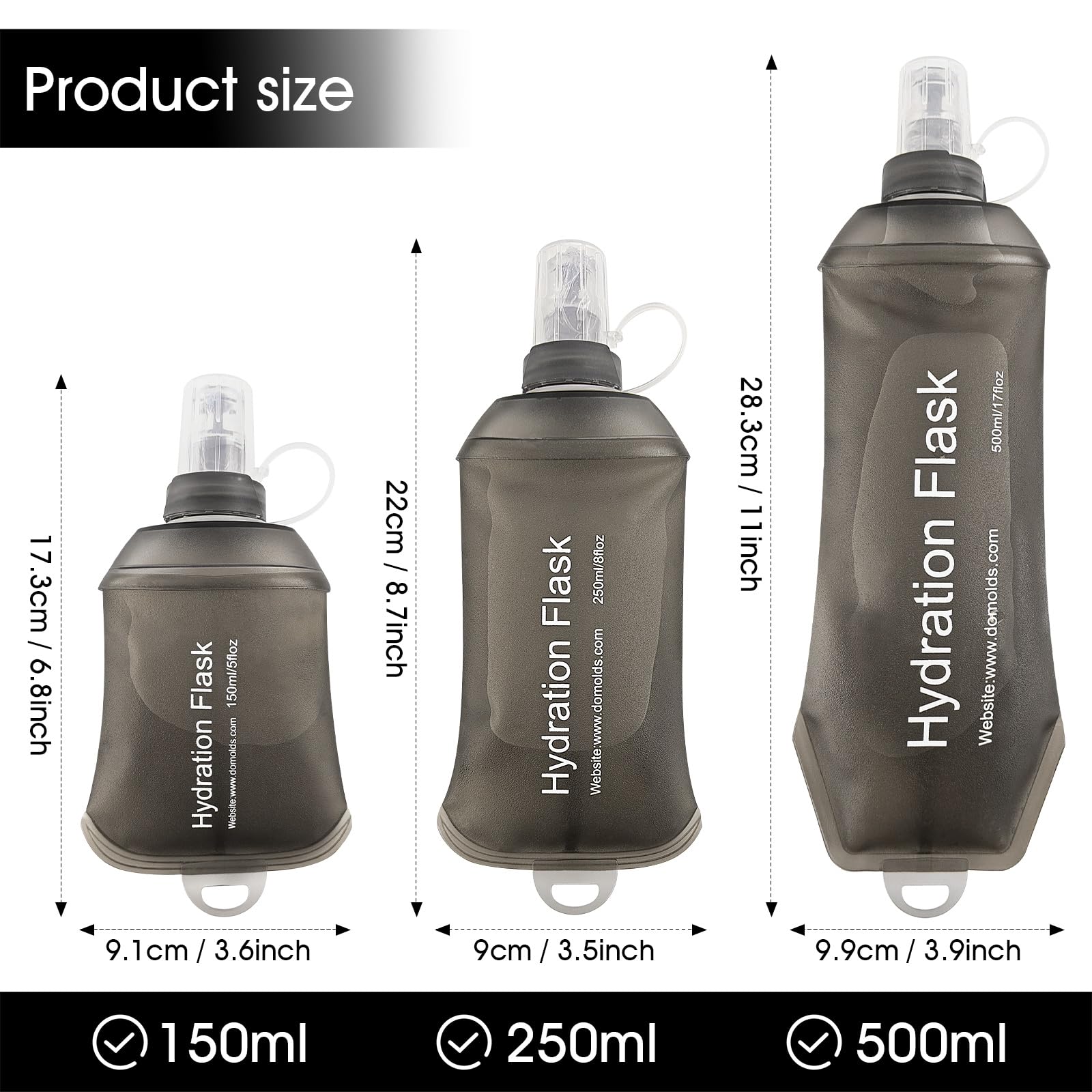 Soft Flask, TPU Collapsible So – Water Bag Collapsible Bewertung und Preis