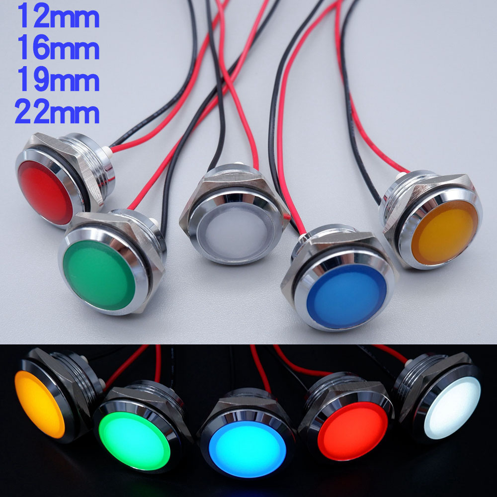 Metal LED Indicator Light 12mm – Signal Panel Orange Bewertung und Preis