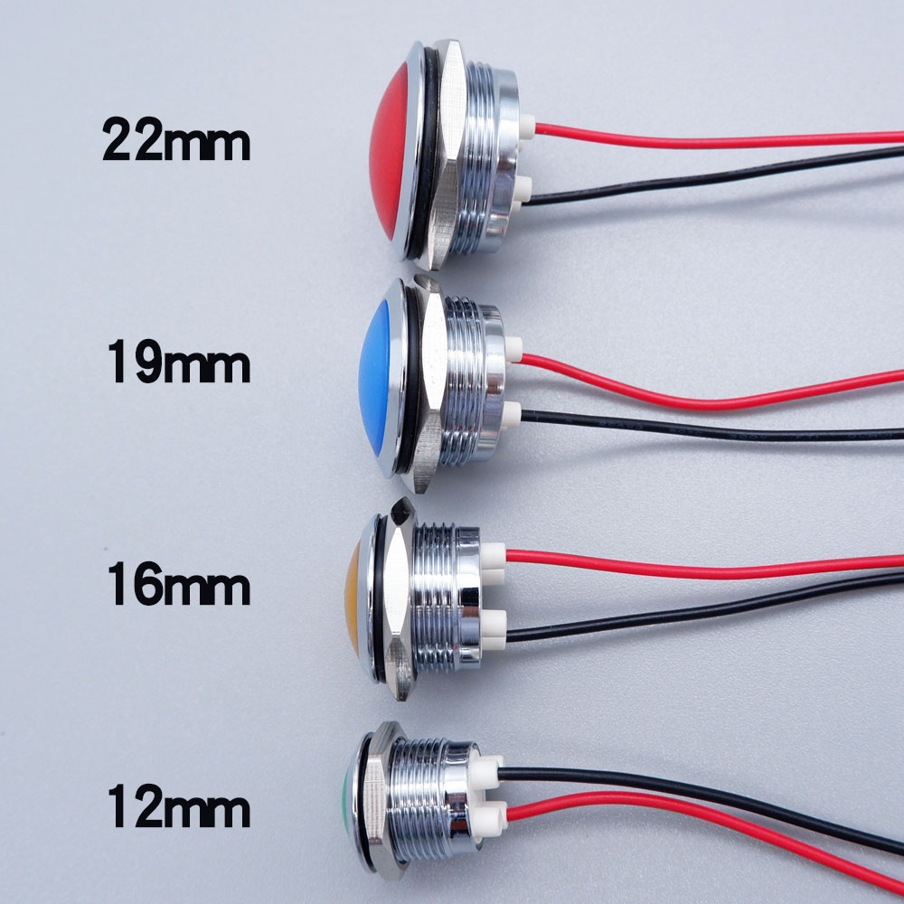 Metal LED Indicator Light 12mm – Signal Panel Orange Bewertung und Preis