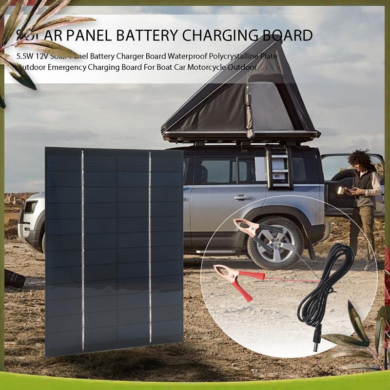 AB98-5.5W 12V Solar Panel Batt – Solar Emergency Charger Bewertung und Preis