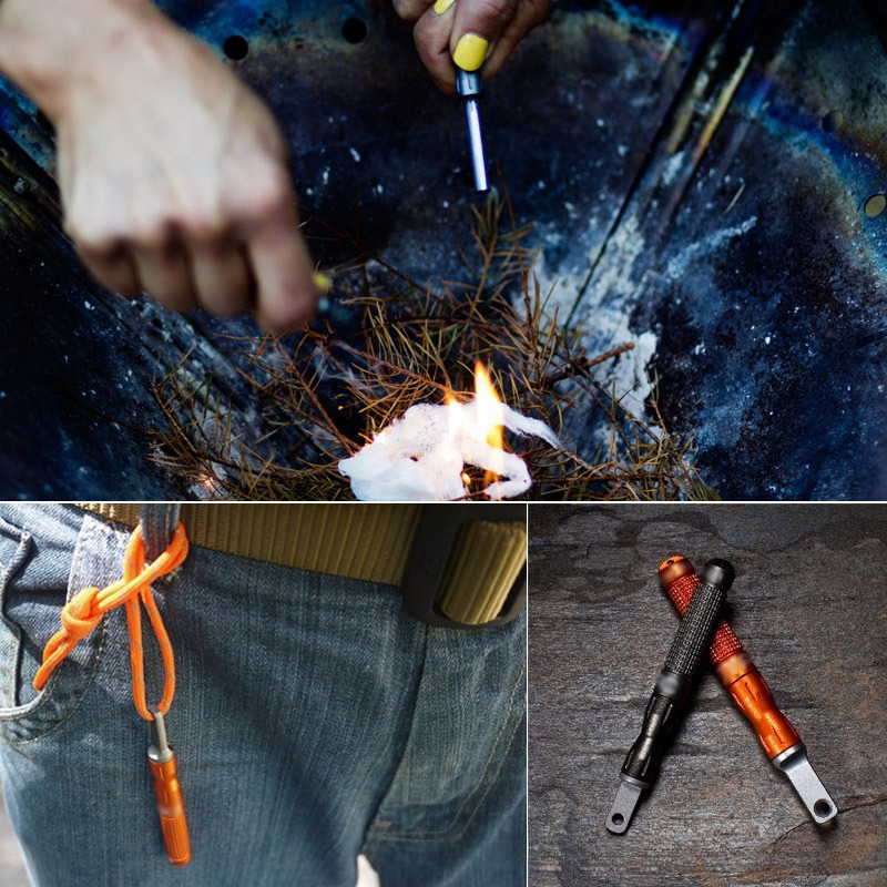 2PCS  Multifunctional Flint Wa – Magnesium Fire Starter Bewertung und Preis
