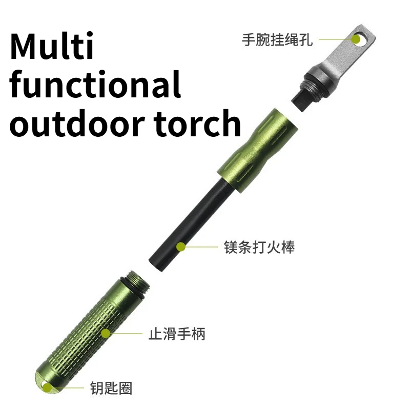 2PCS  Multifunctional Flint Wa – Magnesium Fire Starter Bewertung und Preis