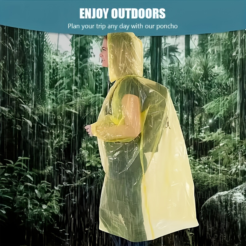 5/10Pcs Disposable Waterproof  – Emergency Poncho Rain Bewertung und Preis