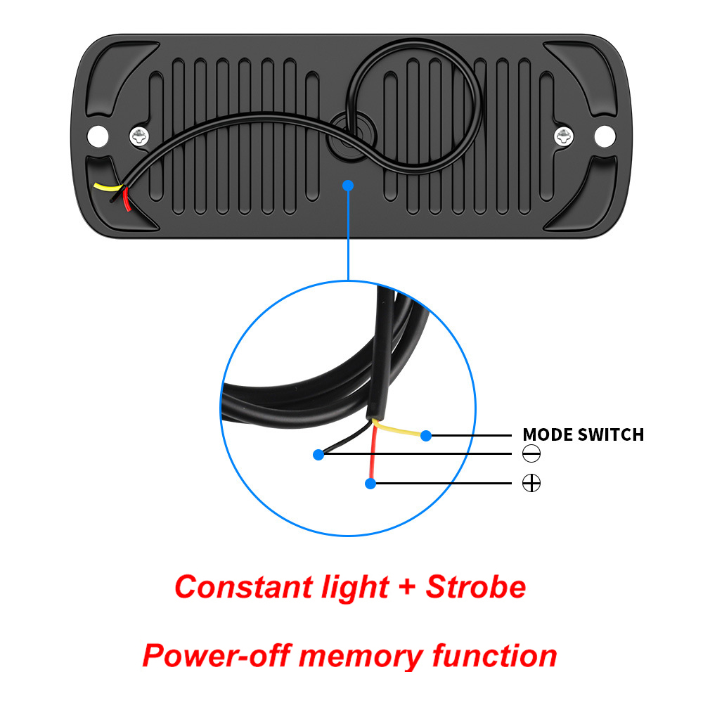 1pcs Led Strobe Warning Light  – Sos Light Strobe Bewertung und Preis