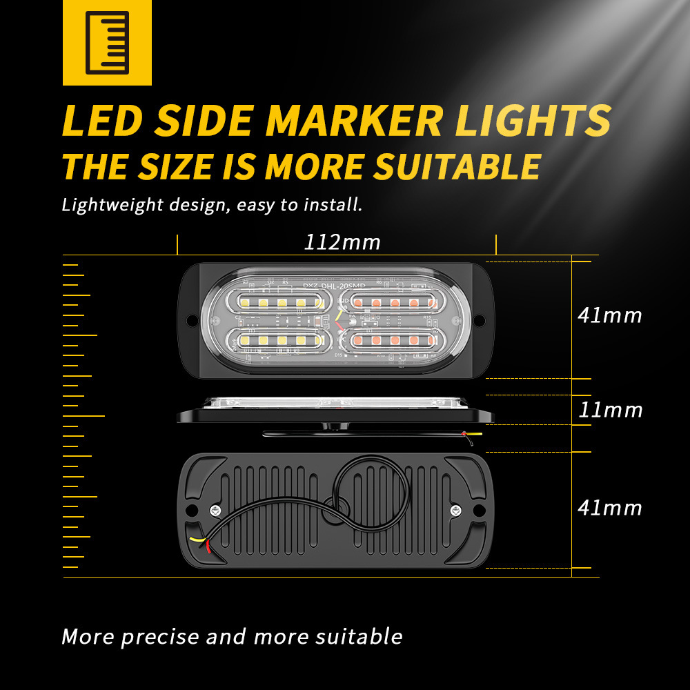 1pcs Led Strobe Warning Light  – Sos Light Strobe Bewertung und Preis
