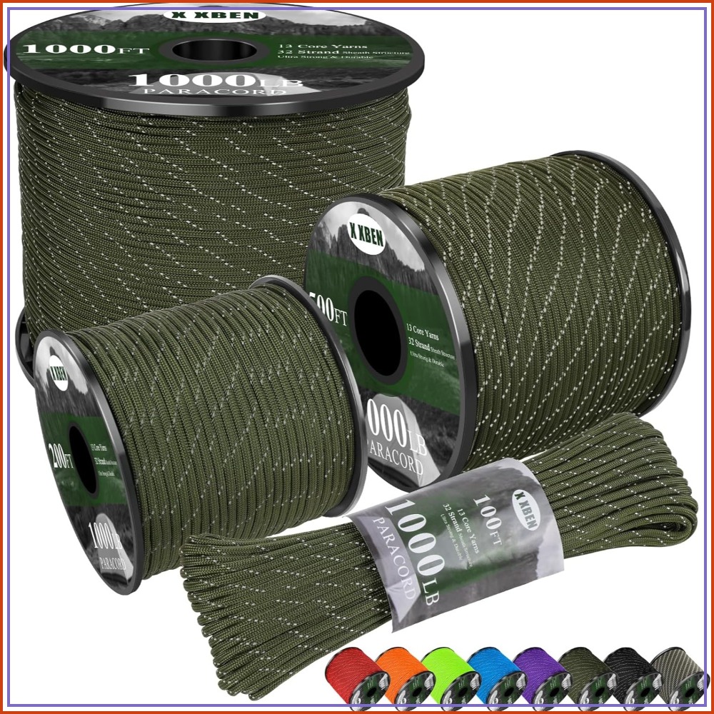 Reflective Paracord 1000lb, 50 – Para Cord 1000Ft Bewertung und Preis