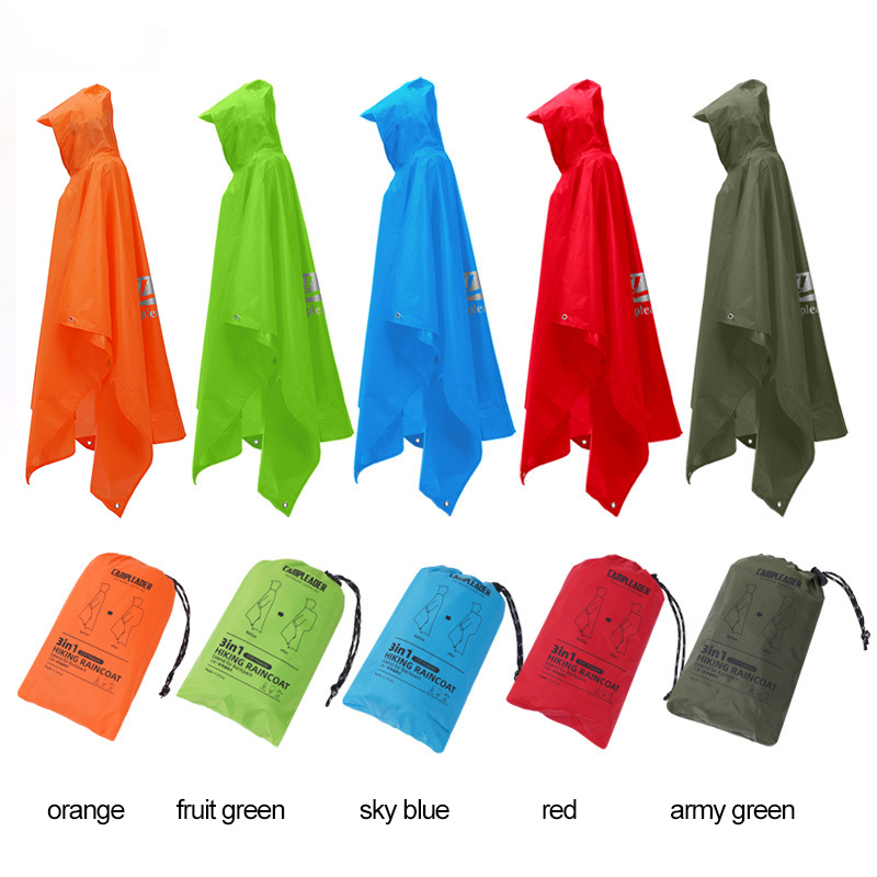 3 In 1 Outdoor Raincoat Hooded – Emergency Poncho Rain Bewertung und Preis
