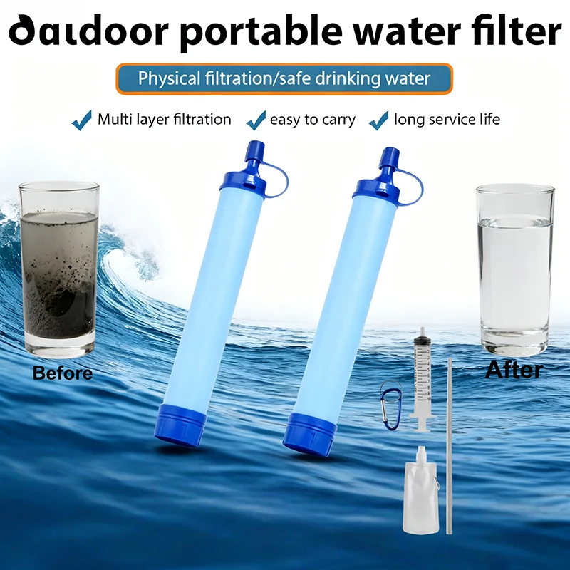 Outdoor Water Filter Straw Cam – Water Purification Straw Bewertung und Preis