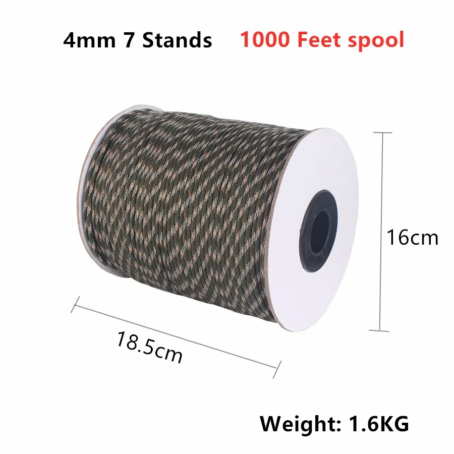 CAMPINGSKY 550 Paracord 4mm 10 – Para Cord 1000Ft Bewertung und Preis