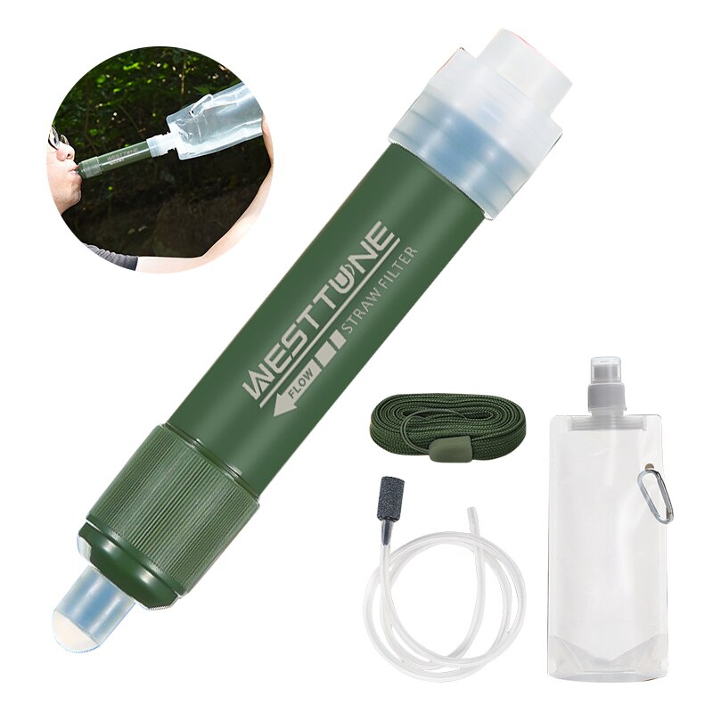 Outdoor Mini Filter Straw Set  – Water Purification Straw Bewertung und Preis
