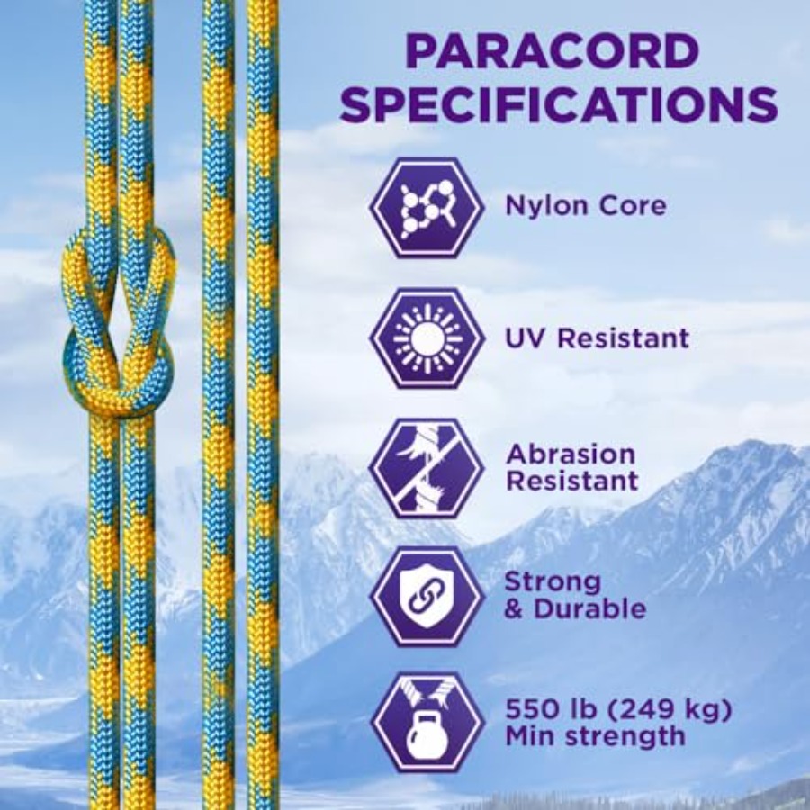 Reflective Paracord Rope 1000  – Para Cord 1000Ft Bewertung und Preis