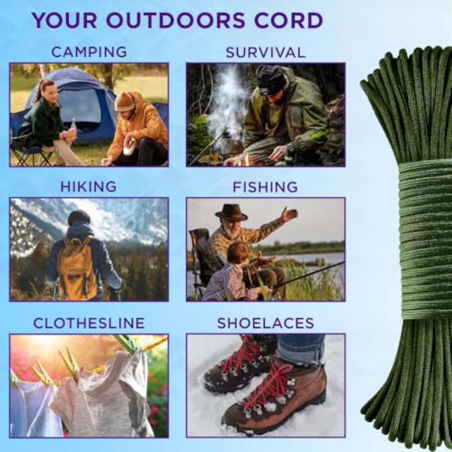 Reflective Paracord Rope 1000  – Para Cord 1000Ft Bewertung und Preis