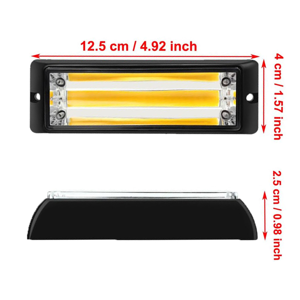 2pcs COB LED Warning Light Eme – Sos Light Strobe Bewertung und Preis