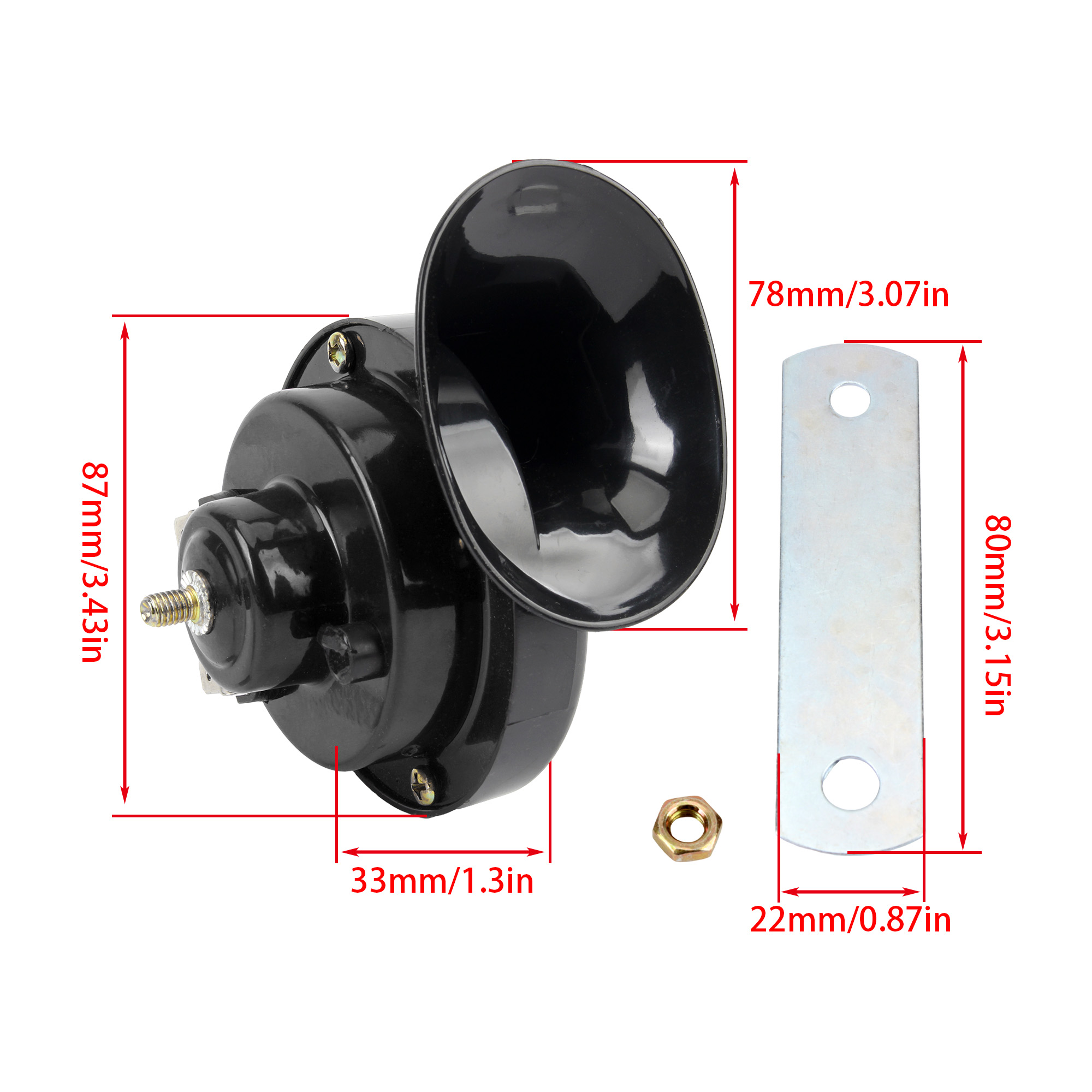 12V 24V Universal Trumpet Horn – Emergency Whistle Loud Bewertung und Preis