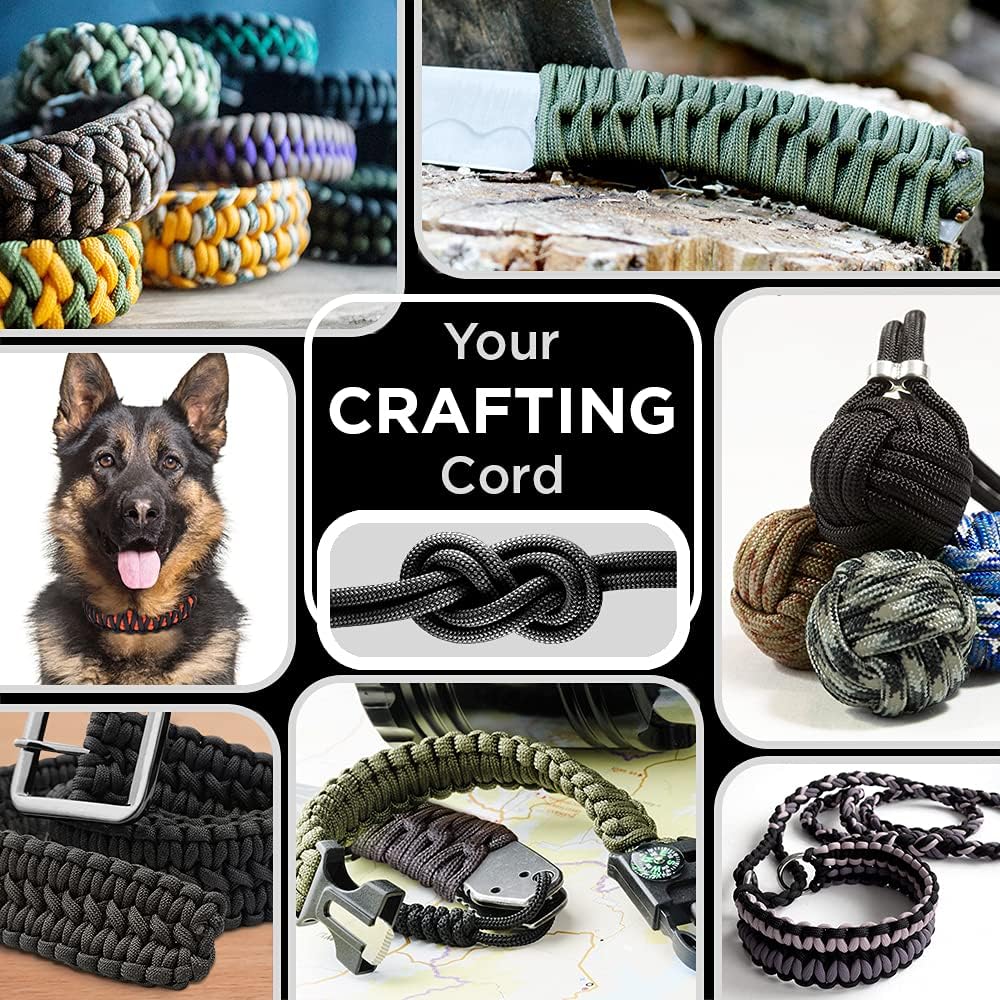 Paracord Type III 550 White 10 – Para Cord 1000Ft Bewertung und Preis
