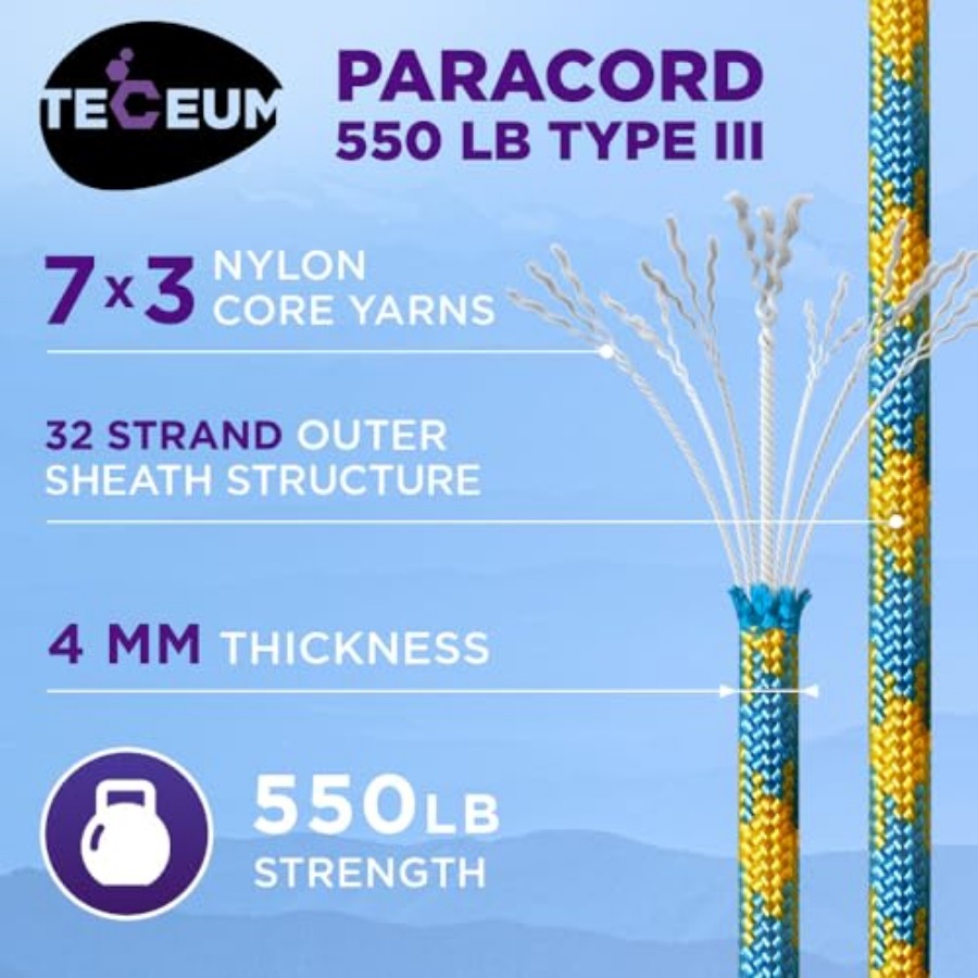 Reflective Paracord Rope 1000  – Para Cord 1000Ft Bewertung und Preis