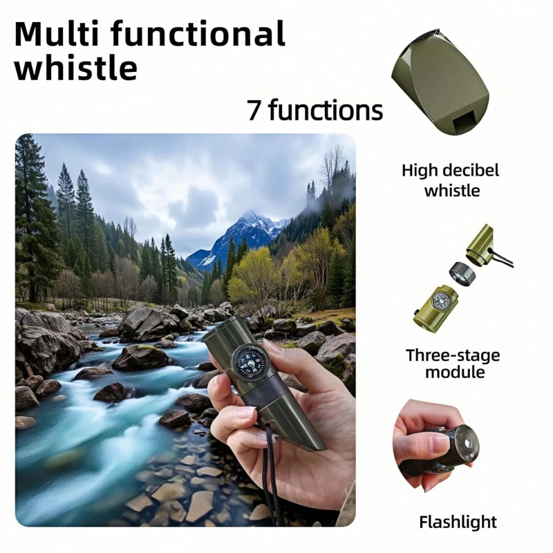 3-in-1 Emergency Whistles with – Emergency Whistle Loud Bewertung und Preis