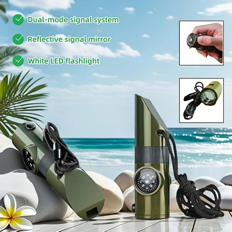 3-in-1 Emergency Whistles with – Emergency Whistle Loud Bewertung und Preis