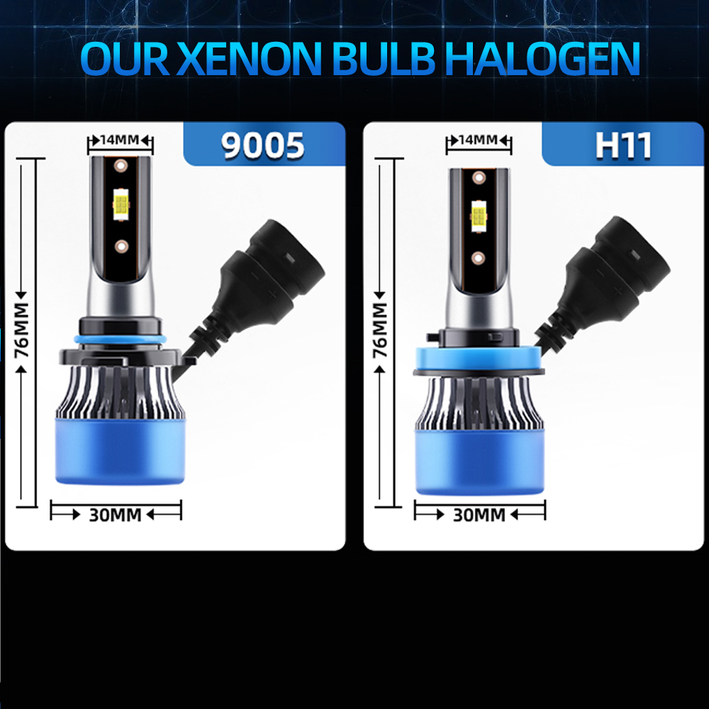 6x Combo LED Headlight 9005 H1 – Compass Lensatic Bewertung und Preis