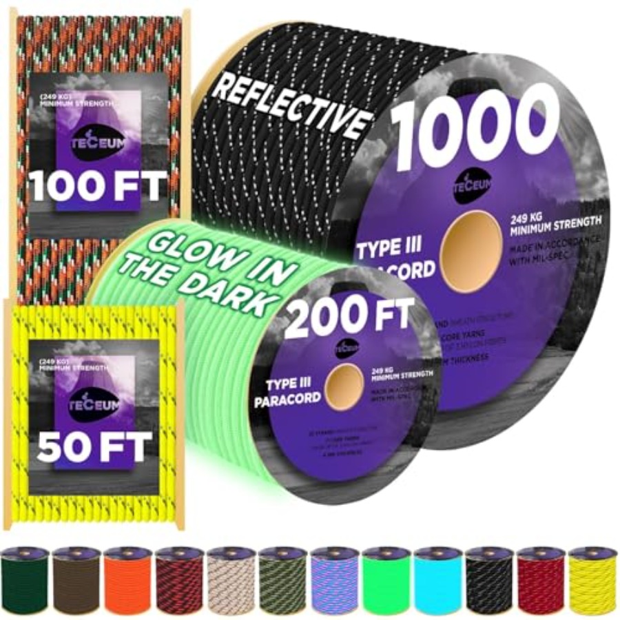 Reflective Paracord Rope 1000  – Para Cord 1000Ft Bewertung und Preis