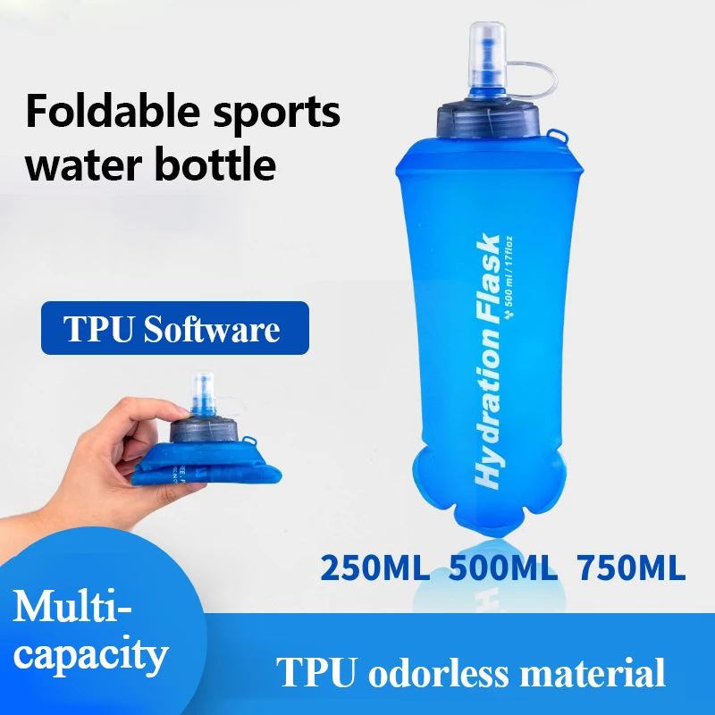 250ml 500ml 750ml Portable Fol – Water Bag Collapsible Bewertung und Preis