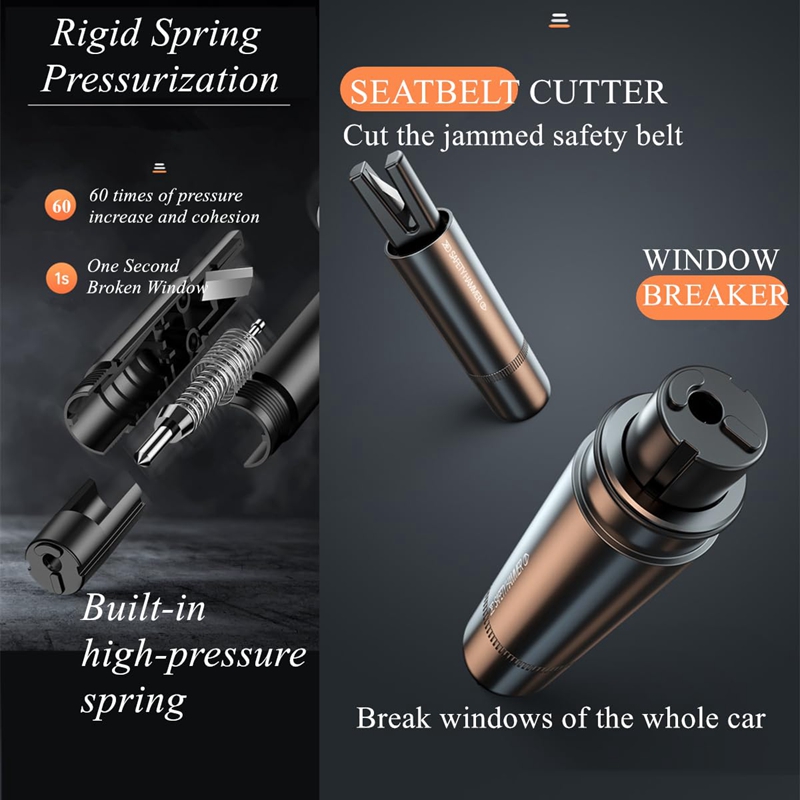 2 In 1 Car Safety Hammer Emerg – Rescue Rope Throw Bewertung und Preis