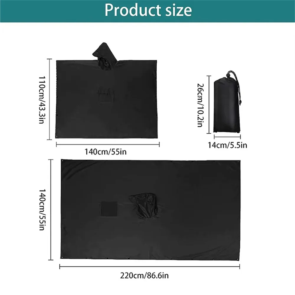 3 In 1 Outdoor Military Rainco – Emergency Poncho Rain Bewertung und Preis