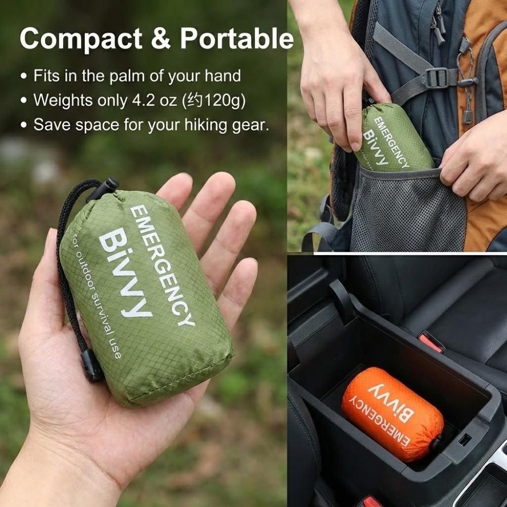 3Pcs Emergency Sleeping Bag Ki – Bivy Bag Emergency Bewertung und Preis