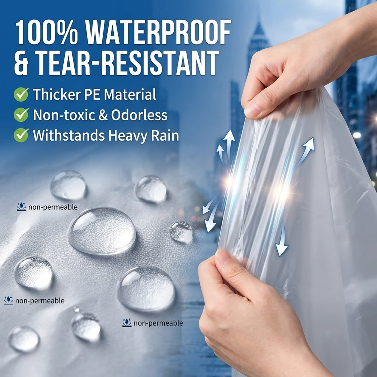 Unisex Portable Card Disposabl – Emergency Poncho Rain Bewertung und Preis