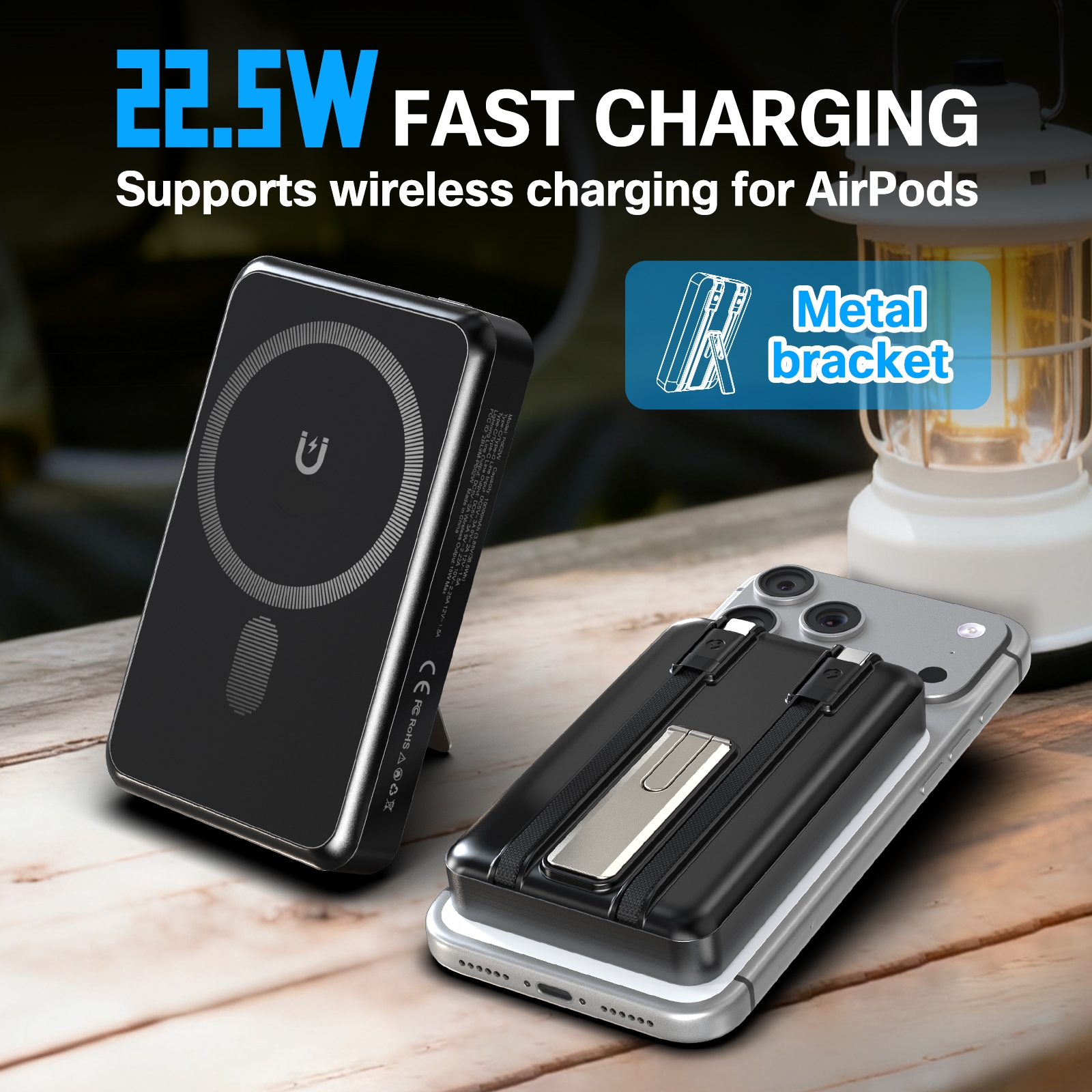 10000mAh Magnetic Wireless Pow – Solar Emergency Charger Bewertung und Preis