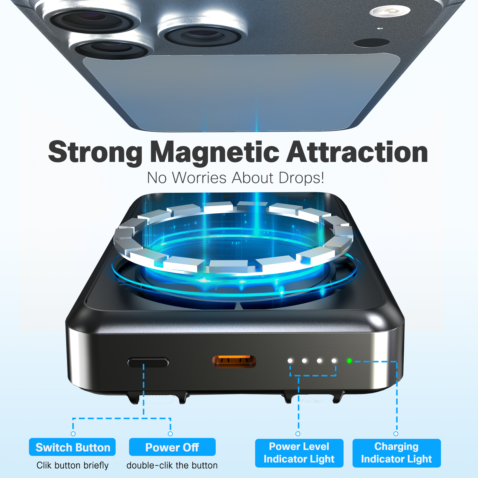 10000mAh Magnetic Wireless Pow – Solar Emergency Charger Bewertung und Preis