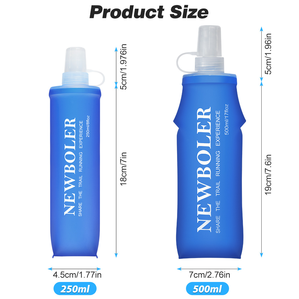 NEWBOLER 150ml 250ml 500ml Wat – Water Bag Collapsible Bewertung und Preis
