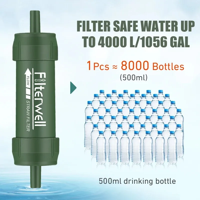 1PC Outdoor Mini Water Filter  – Water Purification Straw Bewertung und Preis