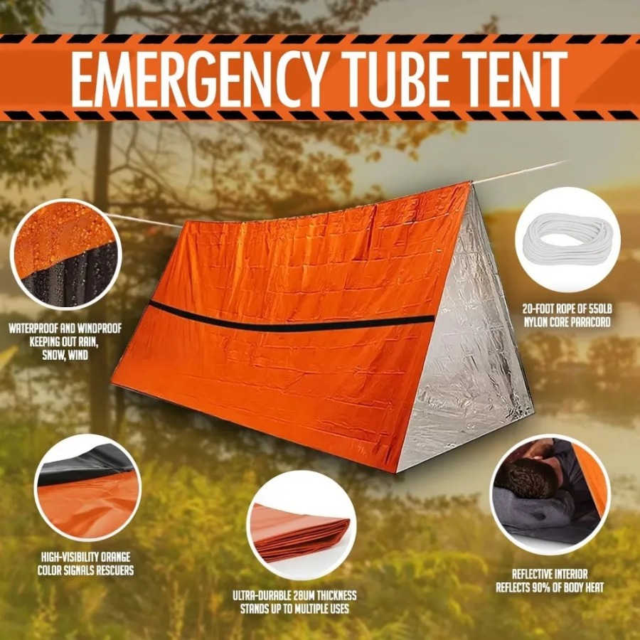 1PC Anti-rain Emergency Sleepi – Emergency Mylar Tent Bewertung und Preis