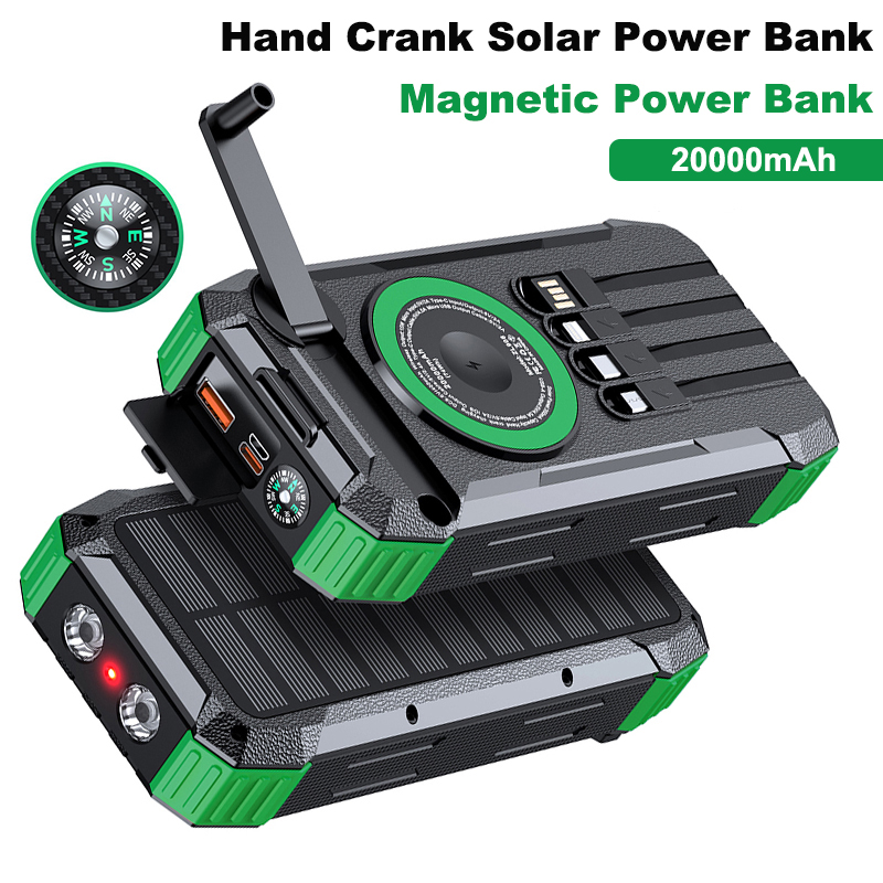 20000mAh Hand Crank Solar Powe – Solar Emergency Charger Bewertung und Preis