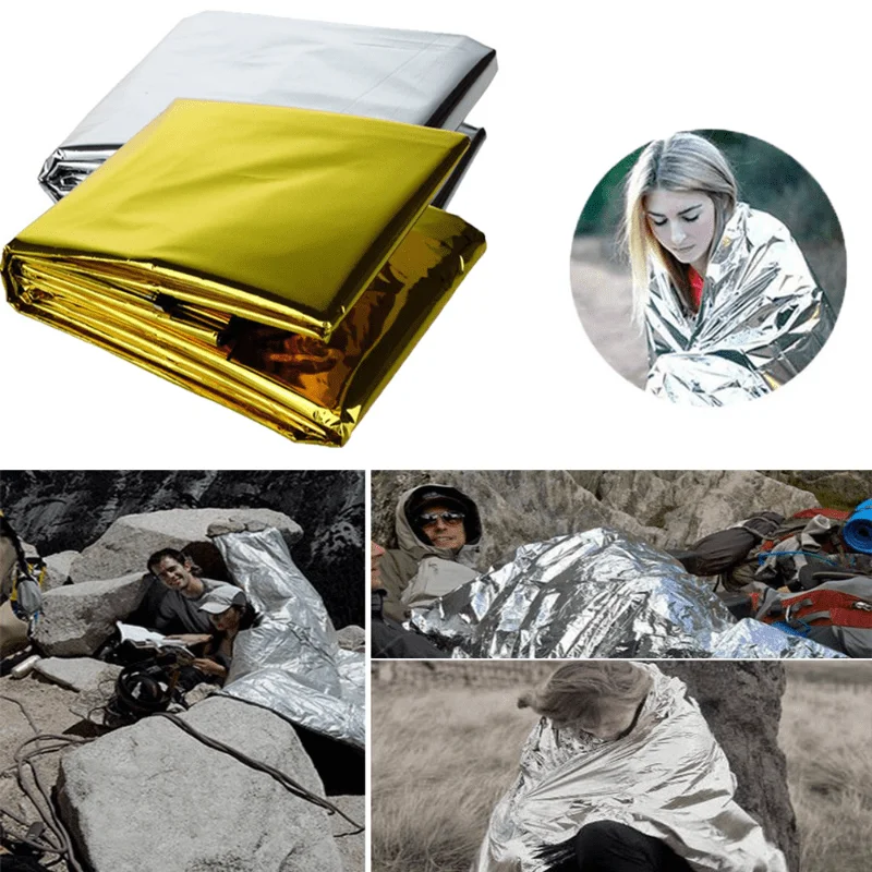 1pcs Outdoor survival portable – Survival Blanket Reflective Bewertung und Preis