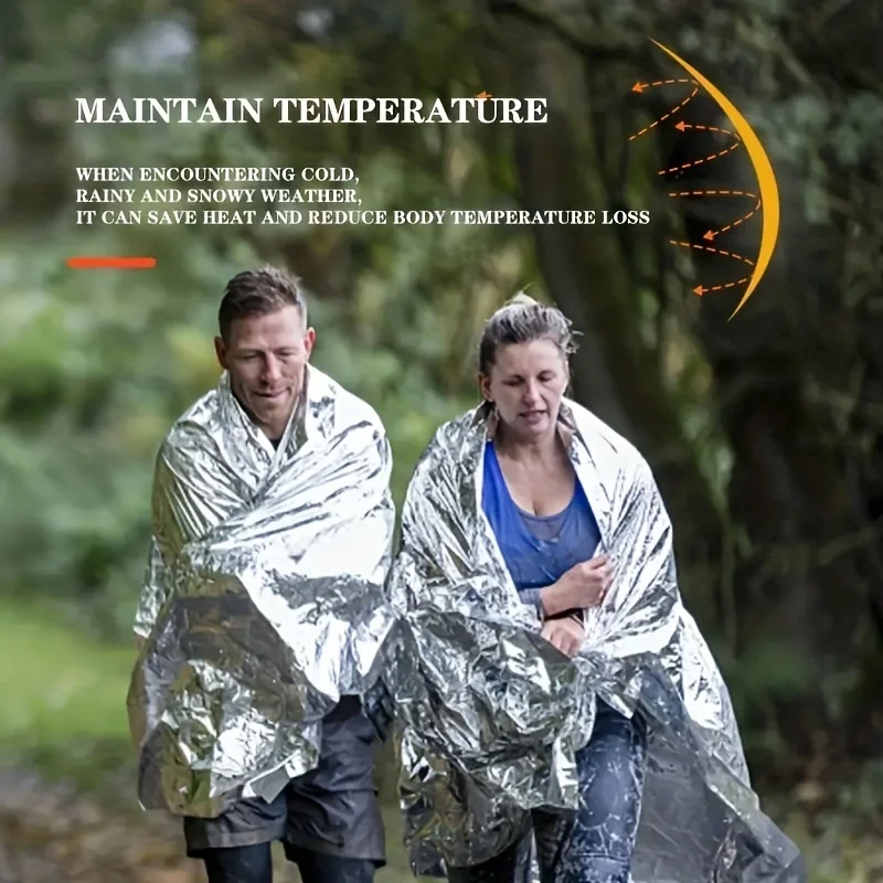 1pcs Outdoor survival portable – Survival Blanket Reflective Bewertung und Preis
