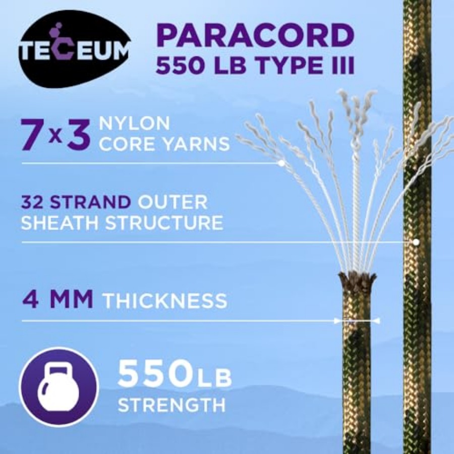 Reflective Paracord Rope 1000  – Para Cord 1000Ft Bewertung und Preis