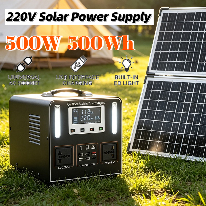 500Wh 500W 220V Portable Power – Solar Emergency Charger Bewertung und Preis