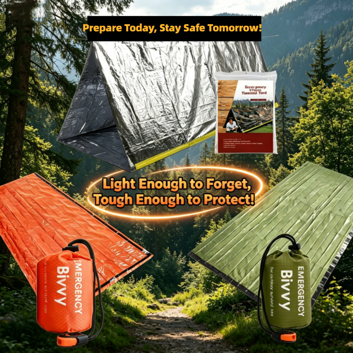Compact Emergency Thermal Tent – Emergency Mylar Tent Bewertung und Preis