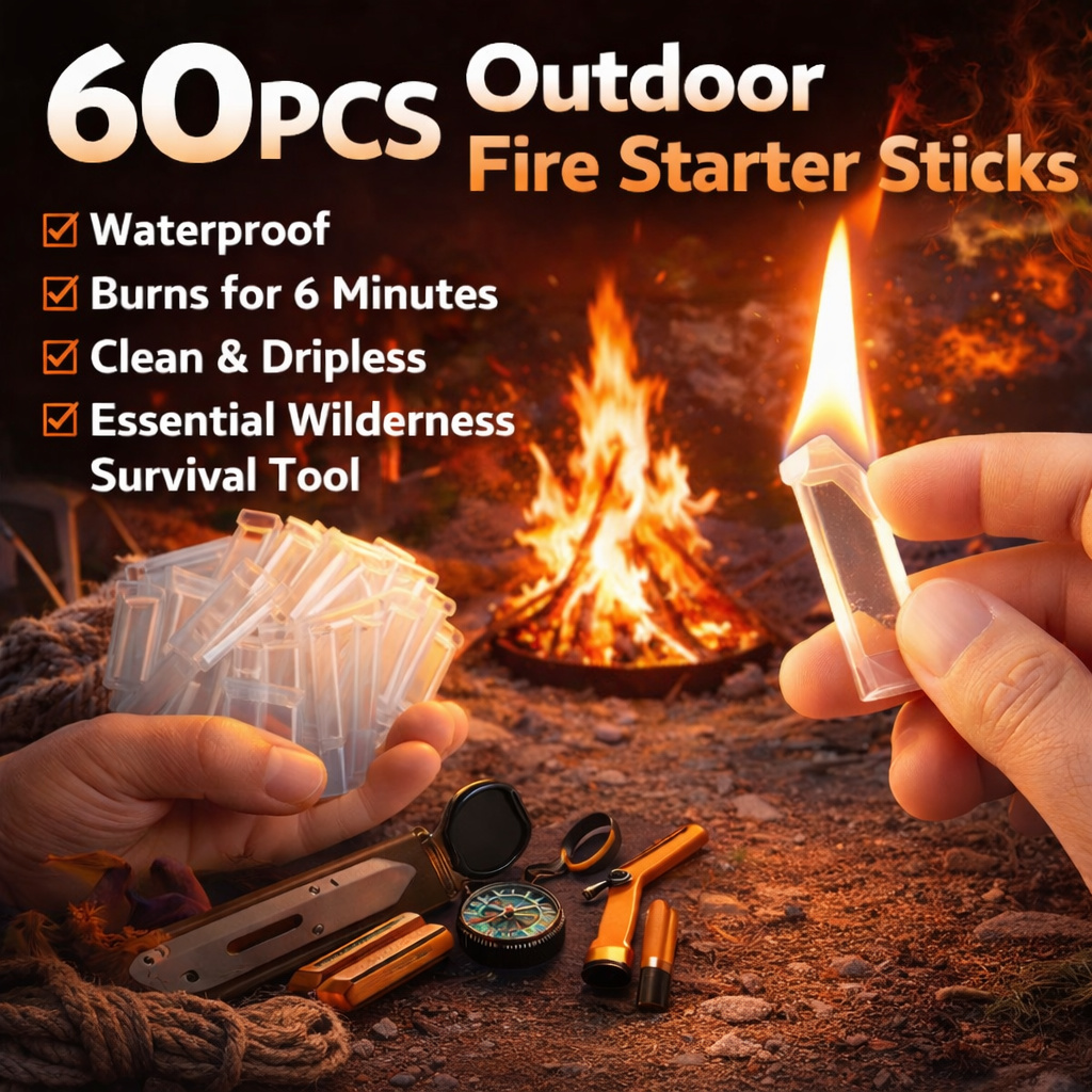 60PCS Waterproof Fire Starter  – Fire Starting Kit Bewertung und Preis