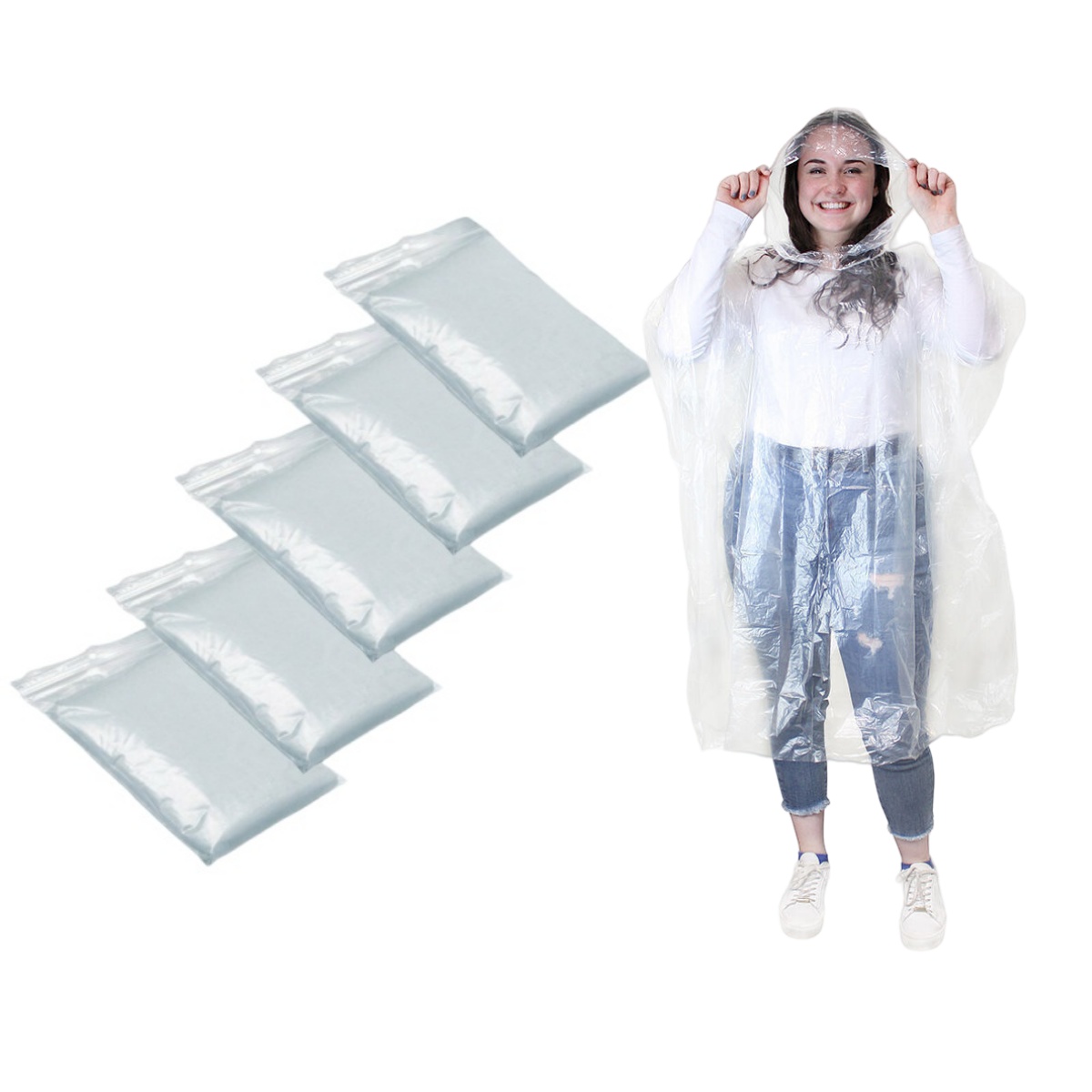 12Pcs Disposable Waterproof Ra – Emergency Poncho Rain Bewertung und Preis